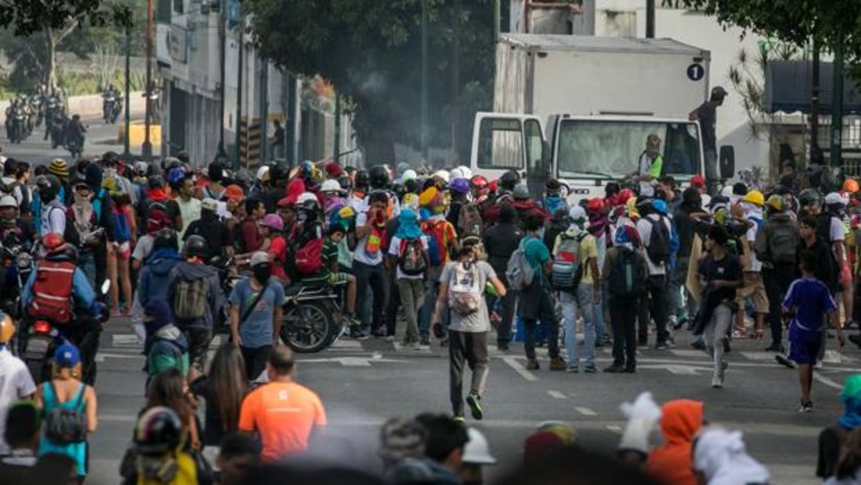 Protesta «contra el hambre» o de las «ollas vacías», este sábado en Caracas