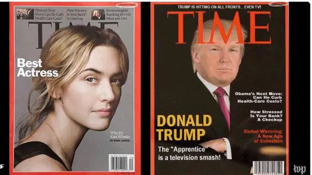 La revista «Time» pide a Trump Organization retirar las portadas falsas que cuelgan en sus clubs