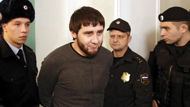 Zaur Dadayev, acusado del asesinato del opositor ruso Borís Nemtsov en el Tribunal Militar del distrito de Moscú