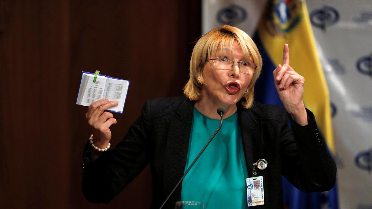 La fiscal general, Luisa Ortega, principal cara visible de la disidencia en el seno del chavismo