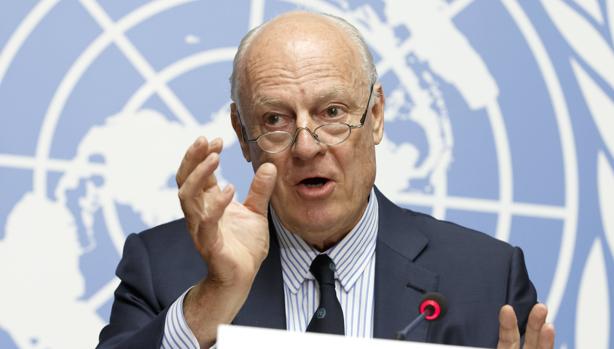 El enviado especial de la ONU para Siria, Staffan de Mistura