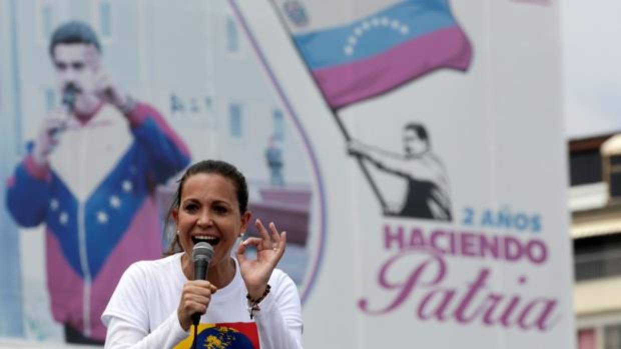 La opositora venezolana, María Corina Machado