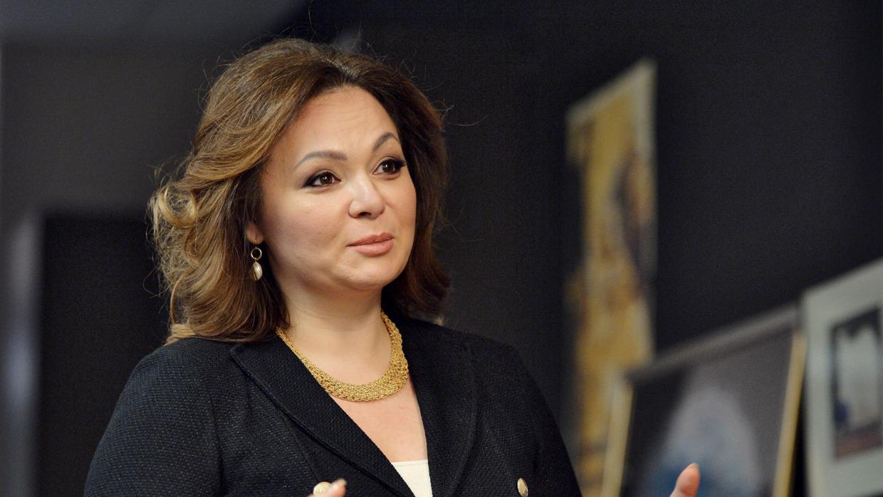 La abogada rusa Natalia Veselnitskaya habla durante una entrevista en Moscú, Rusia