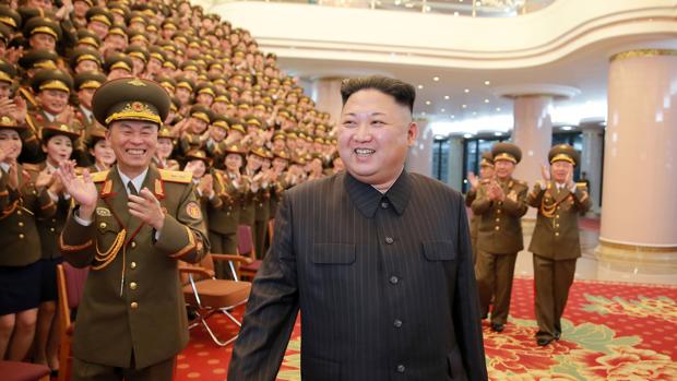 Kim Jong Un durante un encuentro con el Ejército