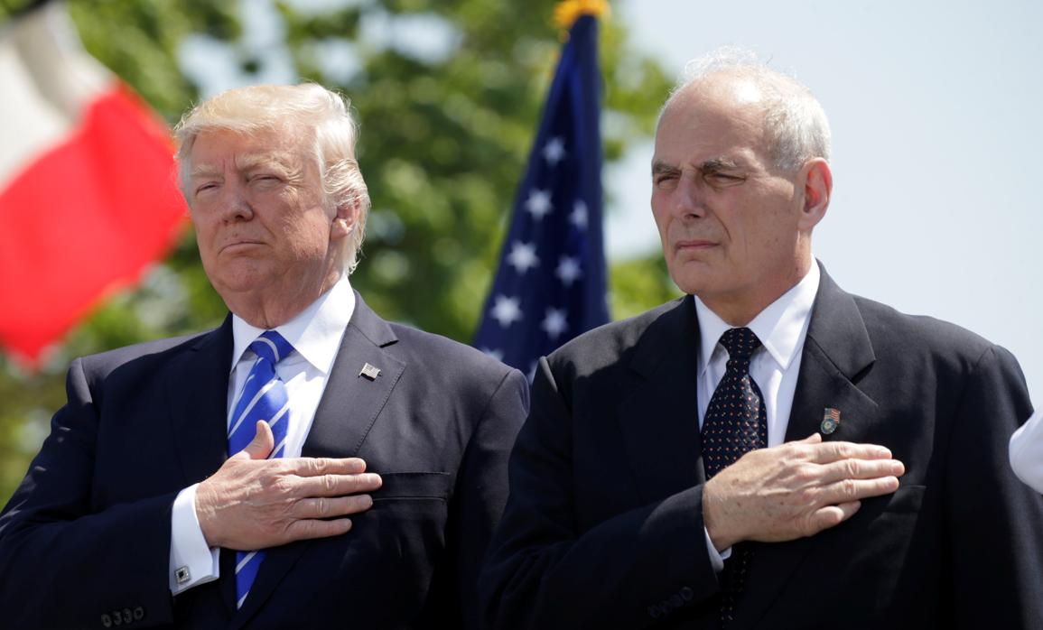 Donald Trump, en una imagen de archivo con el ahora jefe de gabinete, John Kelly