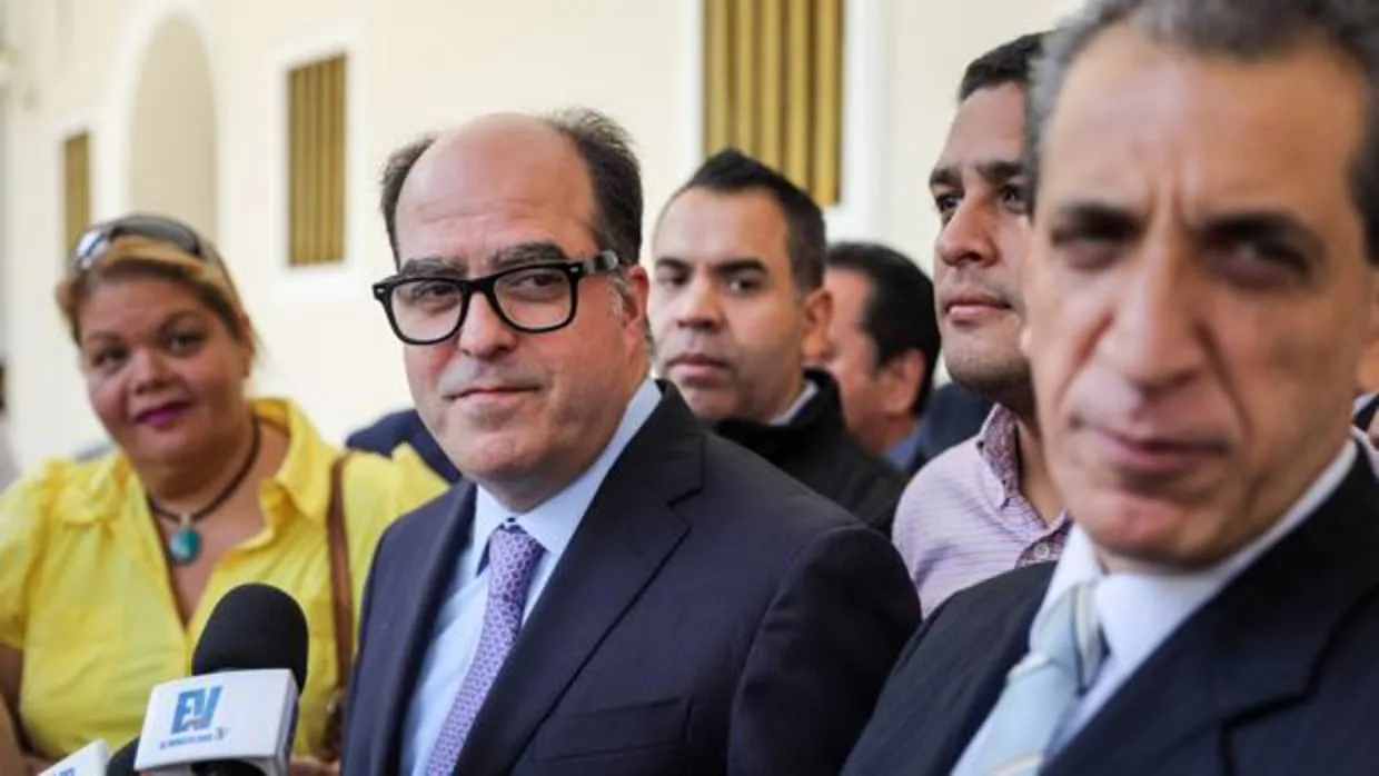 El presidente de la Asamblea Nacional de Venezuela, el diputado Julio Borges