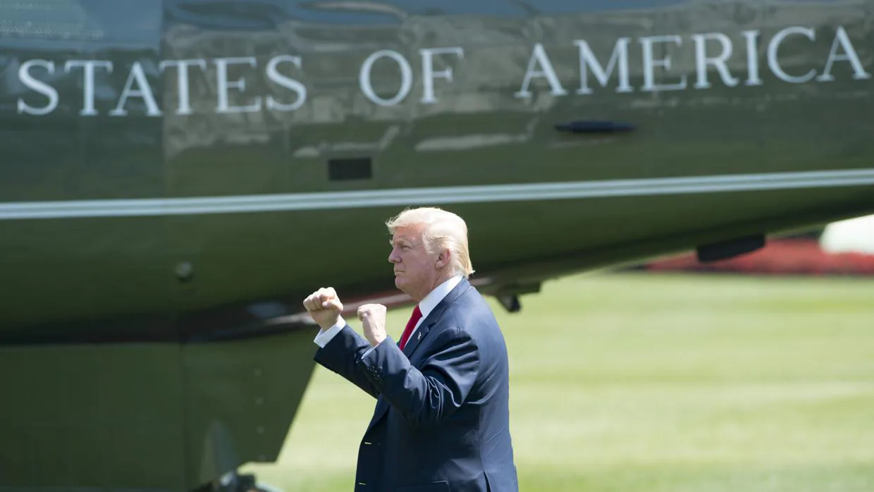 Trump prometió antes de su aterrizaje en la Casa Blanca no tomarse vacaciones