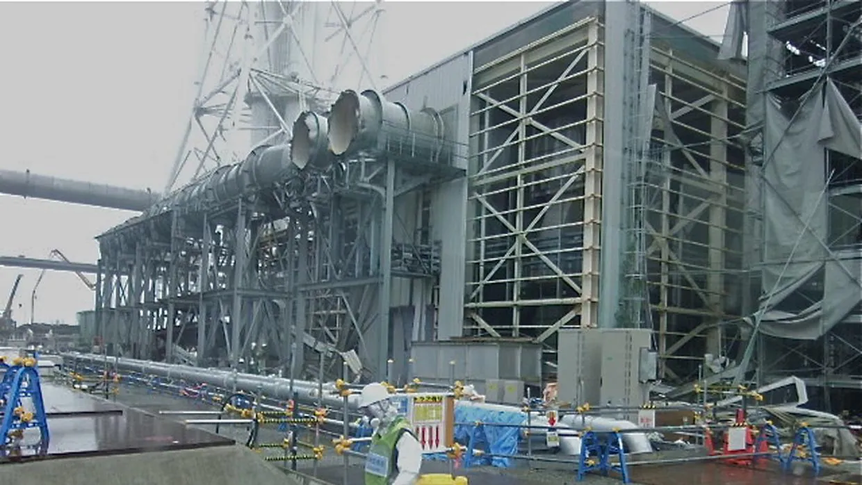 Trabajos de rehabilitación en la planta de TEPCO en 2015