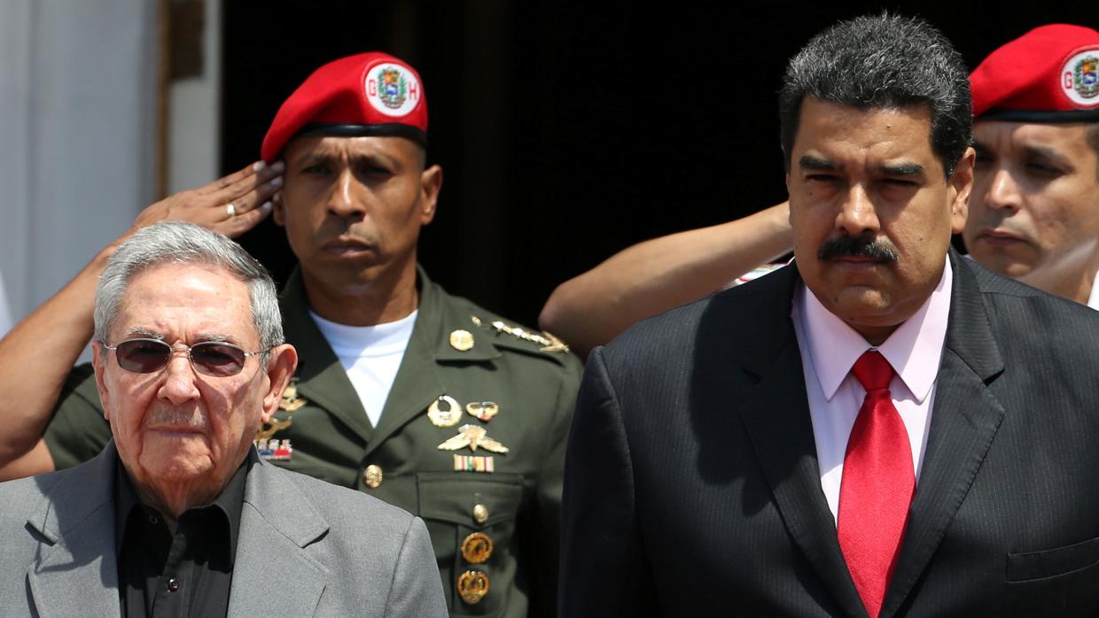 Nicolás Maduro y Raul Castro durante un encuentro anterior