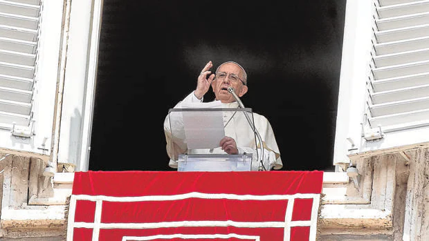 El Papa, el pasado domingo