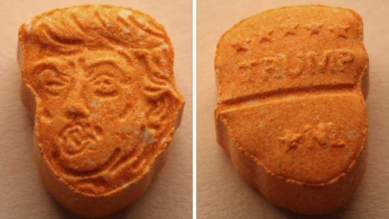Las pastillas tienen grabadas el nombre del presidente por detrás