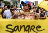 Protesta opositora en Caracas contra el crimen y desabastecimiento