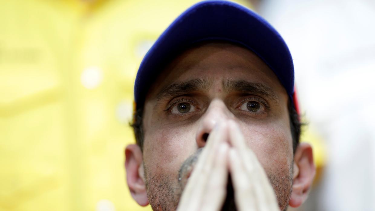 El líder opositor venezolano, Henrique Capriles