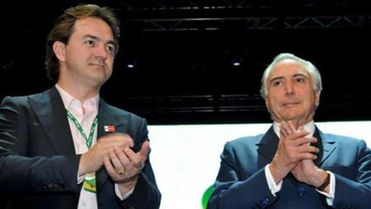 Joesley Batista, con Miche Temer en una imagen sin fecha