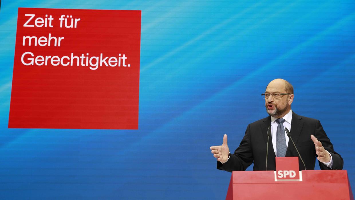El candidato del Partido Socialdemócrata (SPD), Martin Schulz