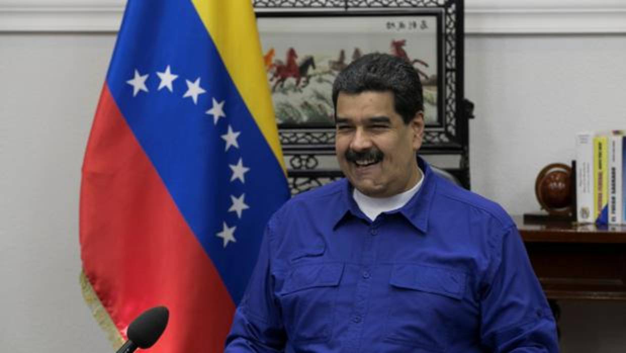 El presidente venezolano, Nicolás Maduro, durante una intervención