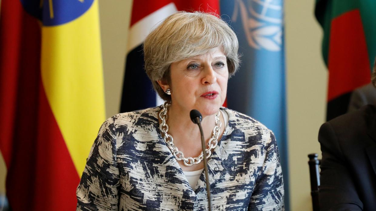 La primera ministra británica, Theresa May