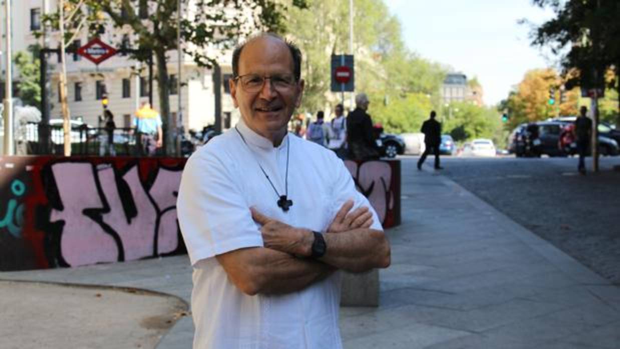 El Padre Alejandro Solalinde, el cura de los migrantes, en Madrid