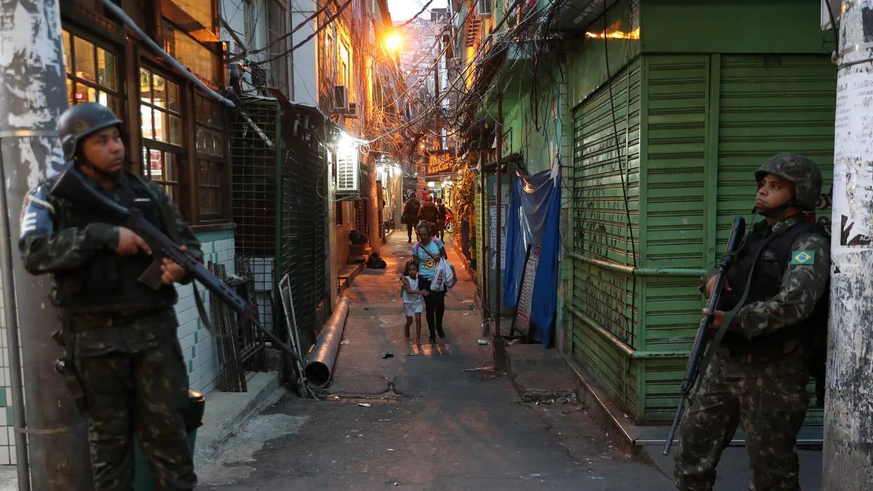La favela de Rocinha en Río de Janeiro (Brasil) ha sido testigo estas semanas de enfrentamientos entre traficantes