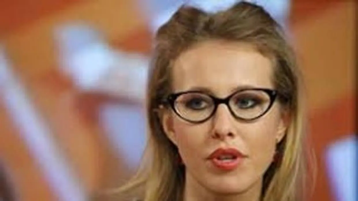La candidata y estrella de la TV rusa, Ksenia Sobchak