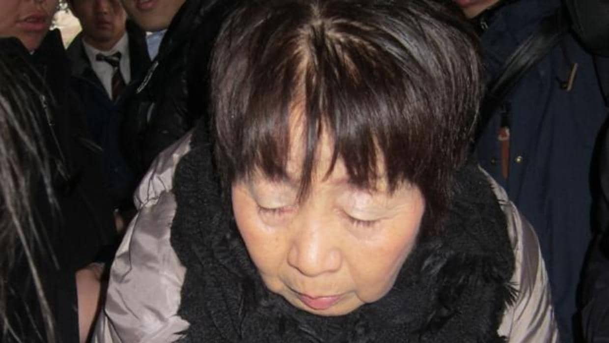 Chisako Kakehi, conocida como «la viuda negra de Kioto», en 2014