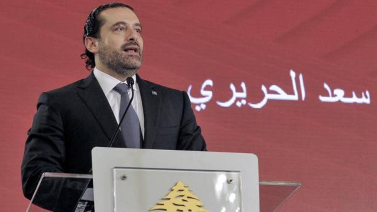 Saad Hariri, el pasado 3 de noviembre en un acto en Beirut