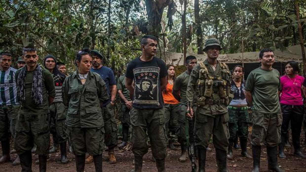 La decisión se ha adoptado después de la verificación internacional del desarme de las FARC. En la imagen, tropas de la guerrilla en 2016