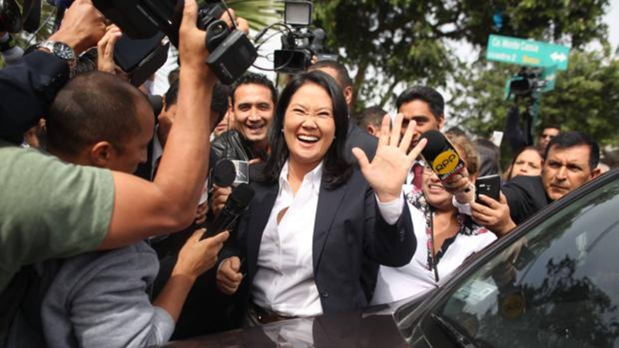 Keiko Fujimori, en la campaña de 2016