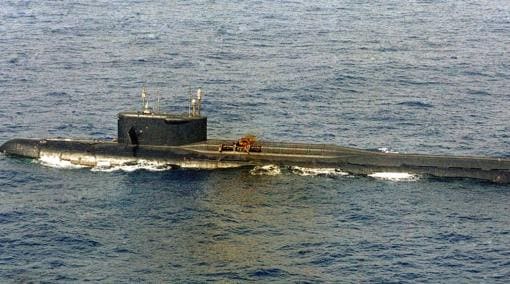 Imagen del submarino k-219