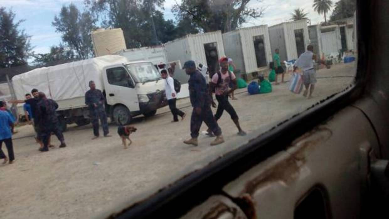 Centro de detención en Papua Nueva Guinea