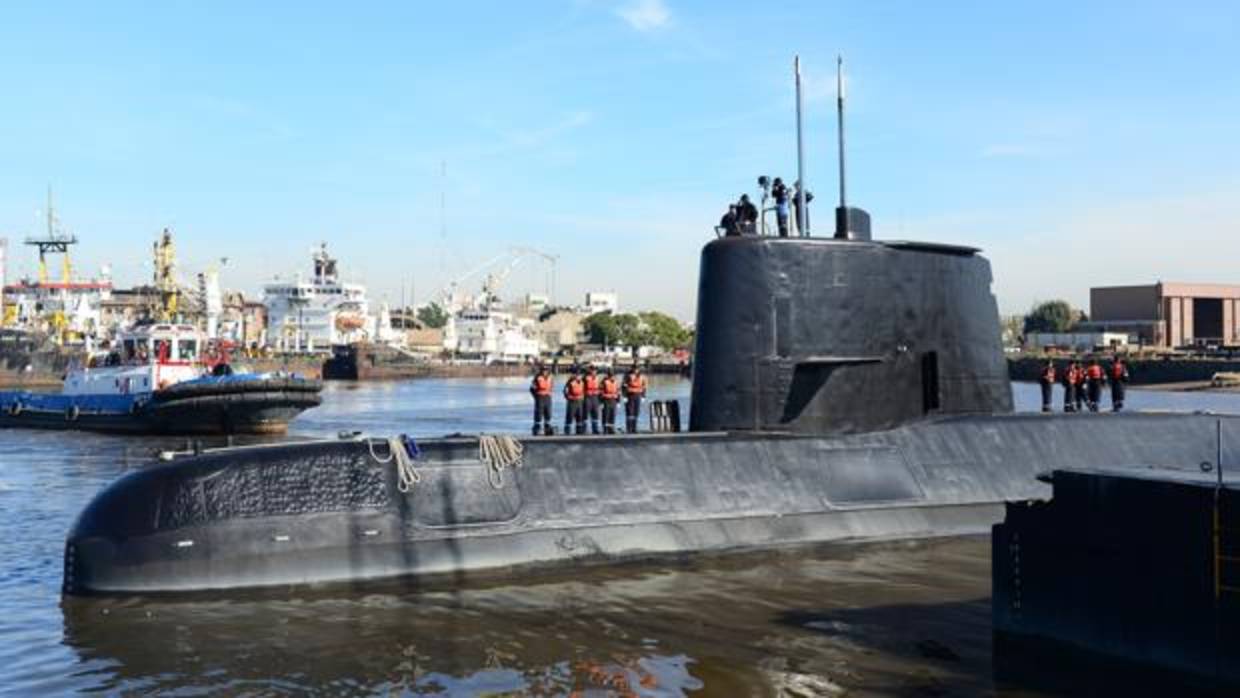 El submarino de la Armada desaparecido