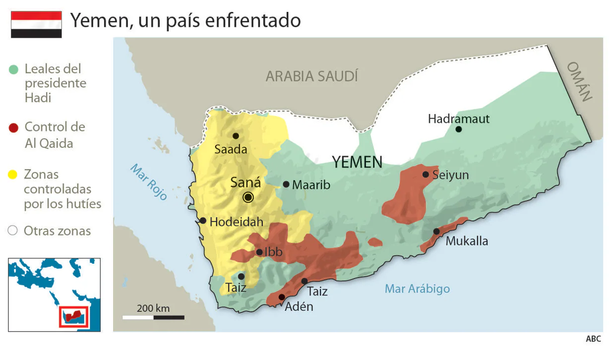 Yemen, tablero de la guerra global entre Irán y Arabia Saudí