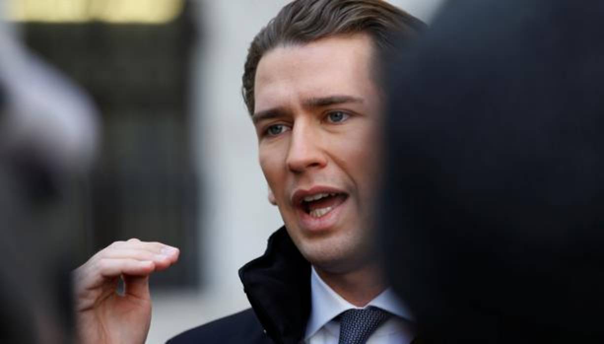 El líder conservador austriaco, Sebastian Kurz