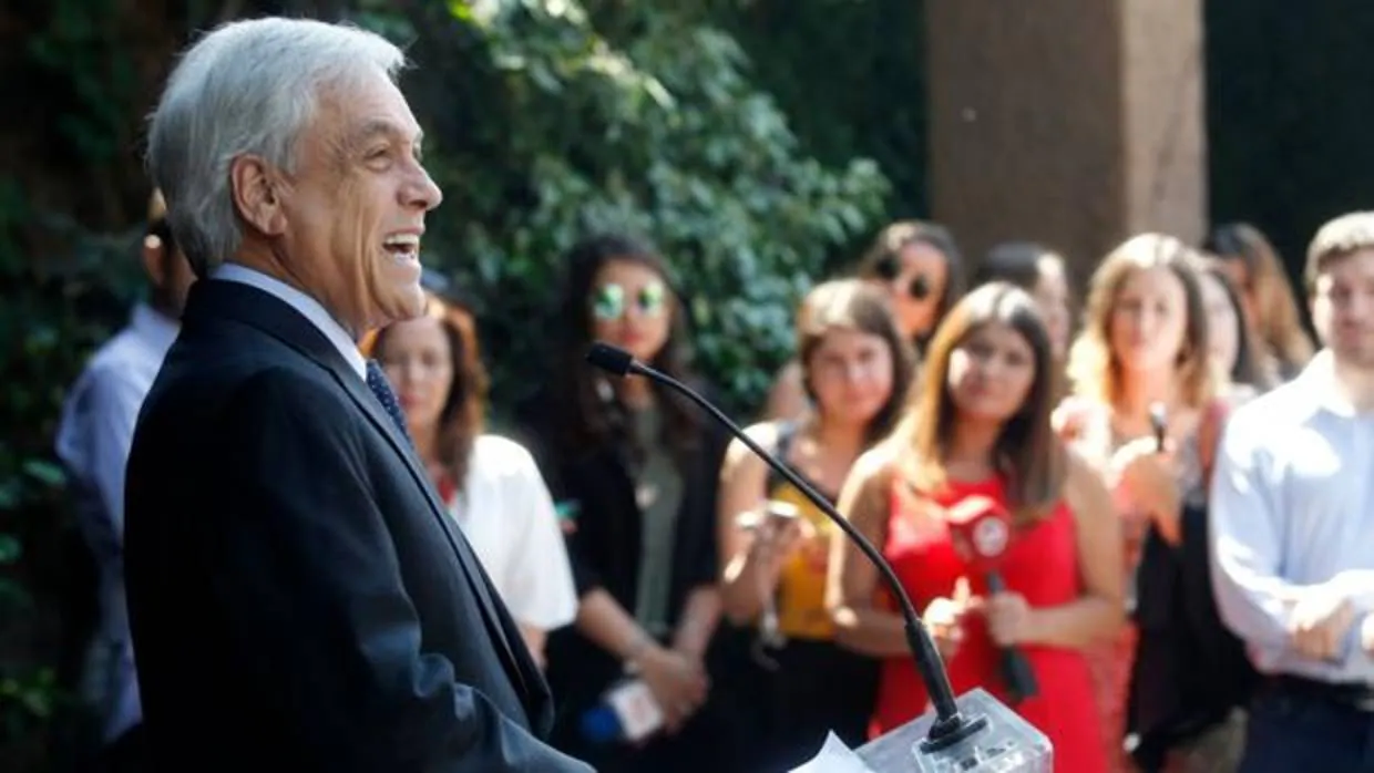 El reelegido Sebastián Piñera