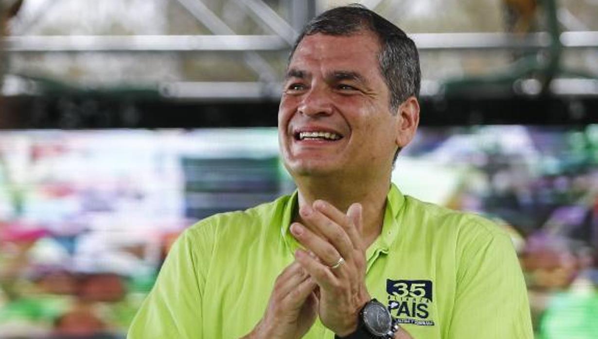 Rafael Correa, durante un mitin en Esmeraldas el pasado diciembre