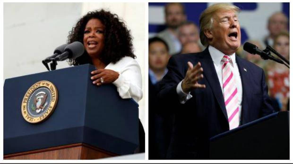 Trump no cree que Oprah se presente a presidenta, pero dice que le ganaría