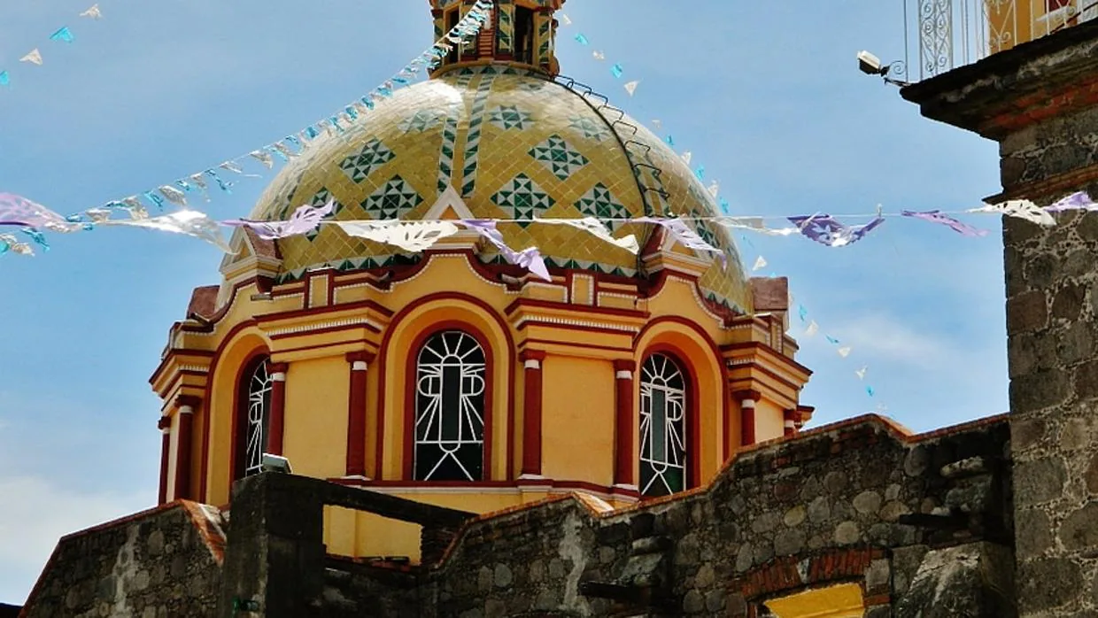 Imagen de archivo del Templo la Santisima Trinidad Chiautenco, en Cuautlancingo,
