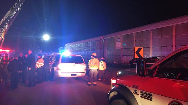 Dos muertos y 116 heridos en un choque de trenes en Carolina del Sur