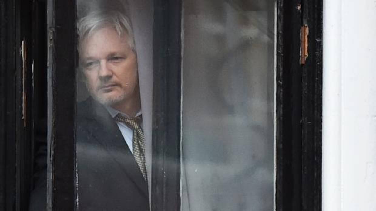 Julian Assange, en la Embajada de Ecuador en Londres en una imagen de febrero de 2015