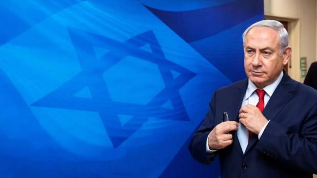 Netanyahu, a su llegada a una reunión de Gabinete