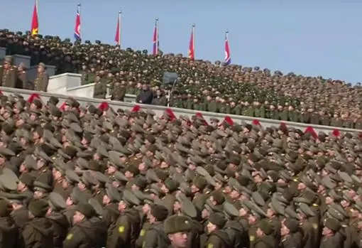 El Ejército de Corea del Norte, representado como «un solo hombre»