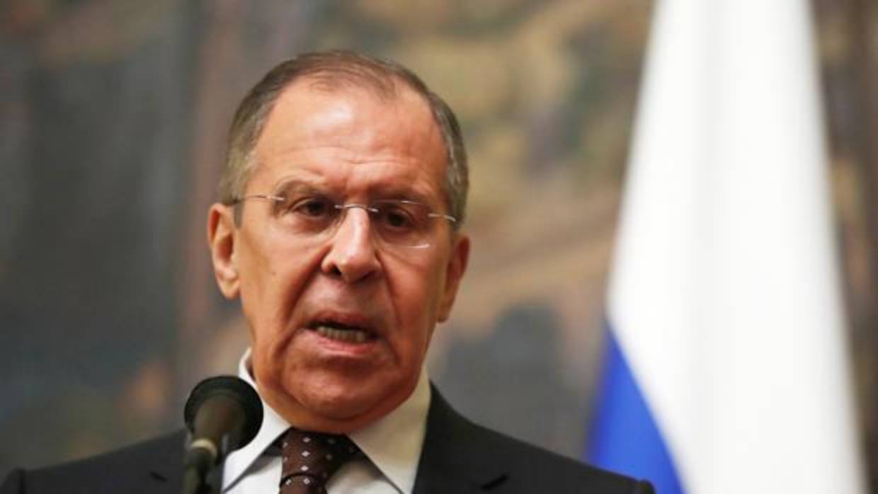 El ministro ruso de Exteriores, Serguéi Lavrov, ofrece una rueda de prensa en Moscú