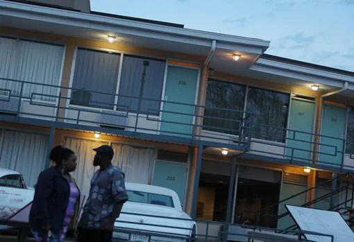 Martin Luther King fue asesinado el 4 de abril de 1968 en el balcón de la habitación 306 de este motel de Memphis (Tennessee)