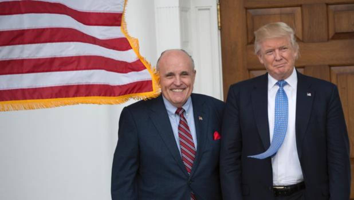 Rudy Giuliani y Donald Trump