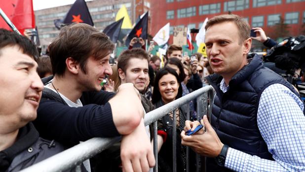 El opositor ruso Navalni, en libertad tras su detención