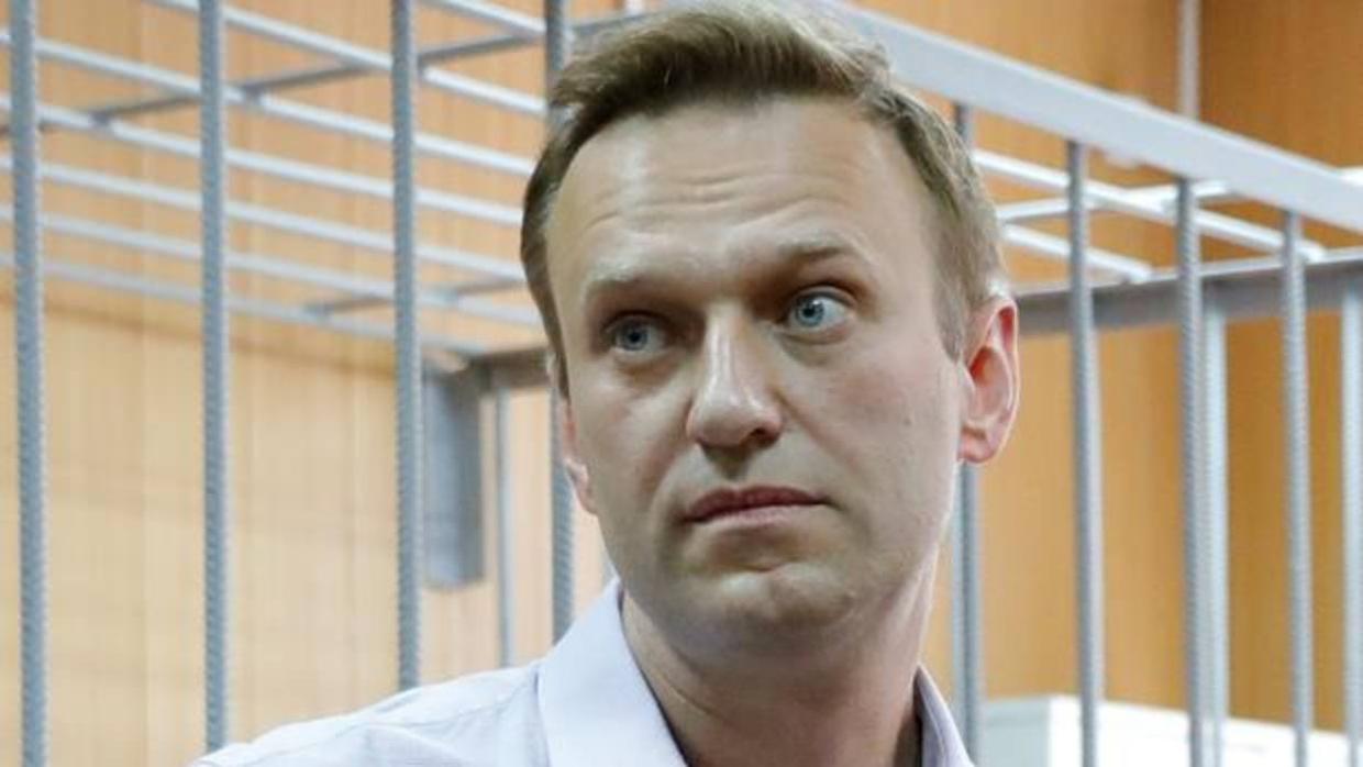 Alexei Navalni, durante la vista este martes en Moscú