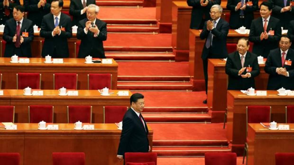 Xi Jinping llega a la sesión de clausura de la Asamblea Popular Nacional de China