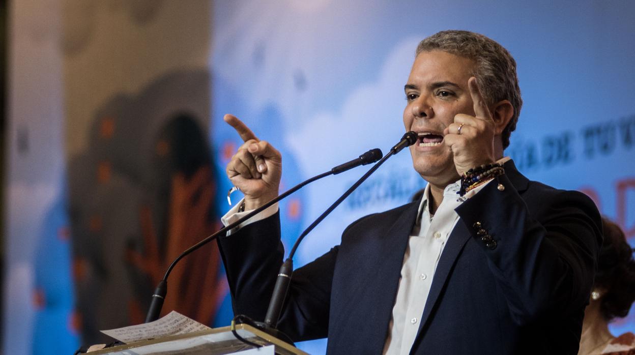 El presidente electo de Colombia, el uribista Iván Duque