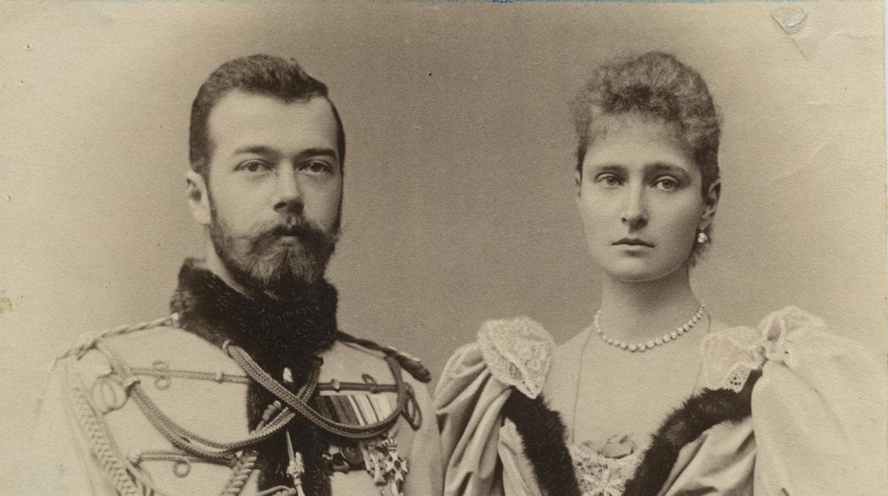 Nicolás II y su esposa, en una imagen fechada 1894