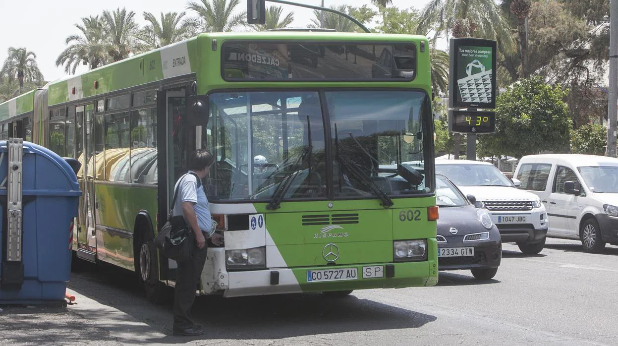 Imagen de archivo de un autobus en España